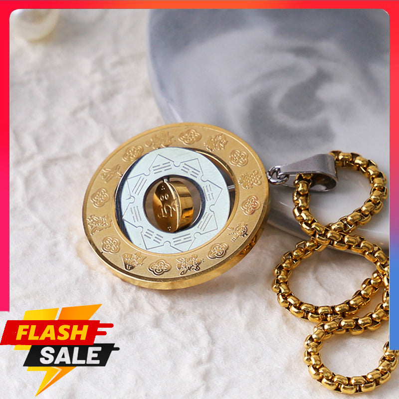 12S zodiac pendant amulet pendant can choose small shop 18K gold with 60CM gold pearl necklace