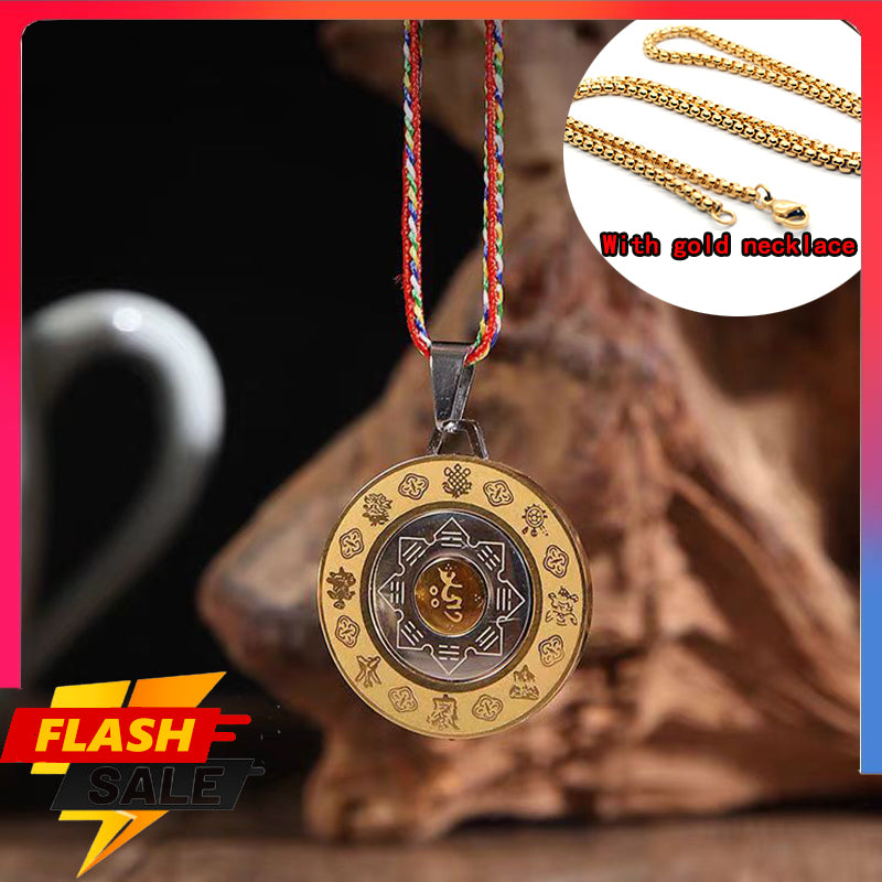 12S zodiac pendant amulet pendant can choose small shop 18K gold with 60CM gold pearl necklace
