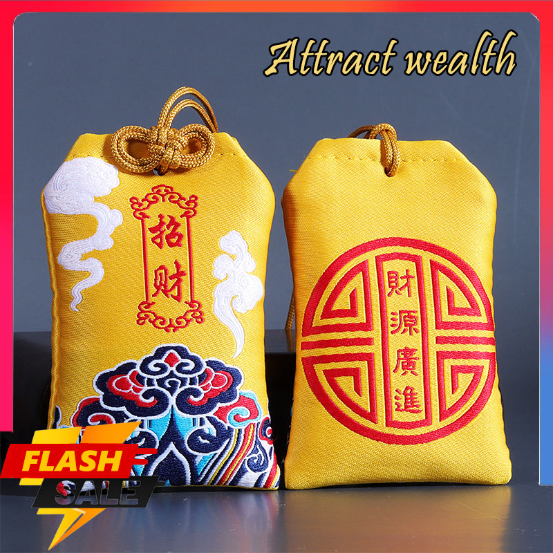 YI-Traditional embroidered blessing bags · Carry good meaning with you