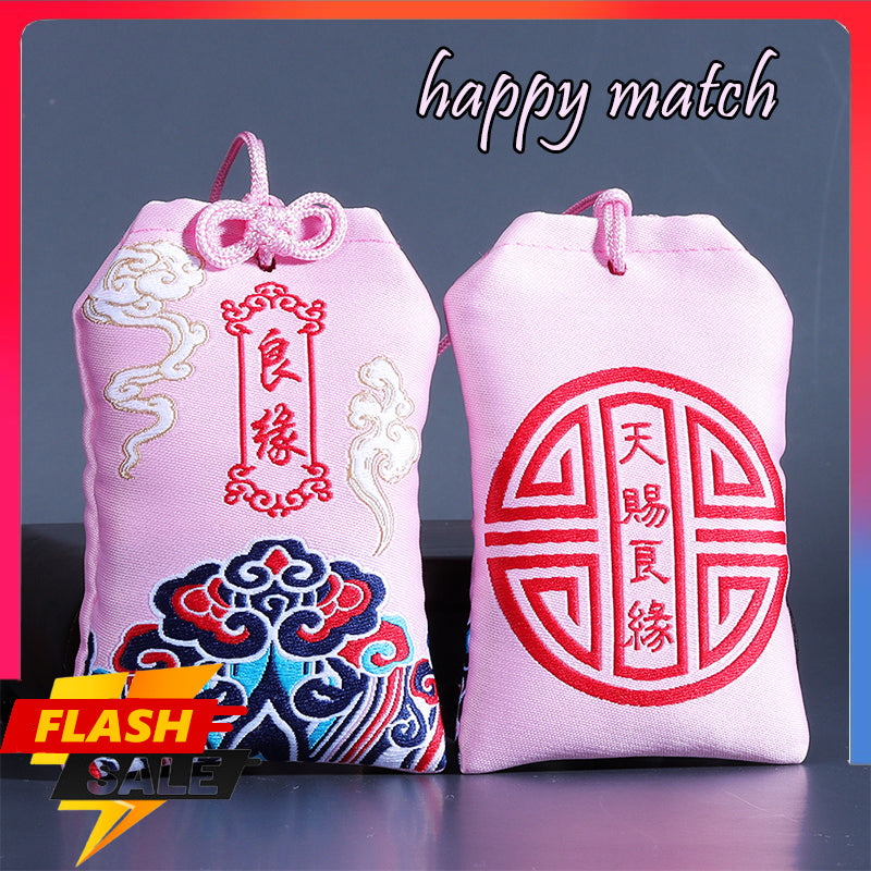 YI-Traditional embroidered blessing bags · Carry good meaning with you